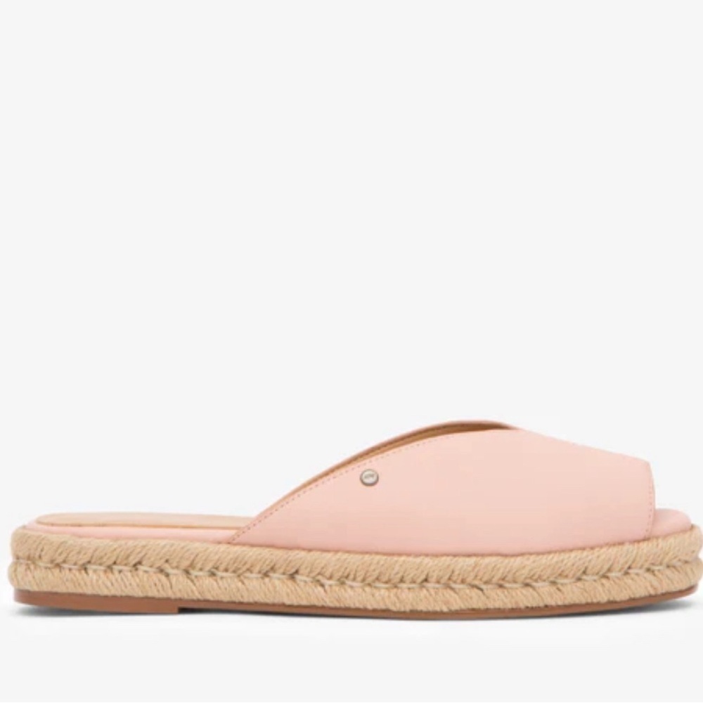 MATT & NAT VEGAN v cut espadrilles 39 pink Euc peep toe